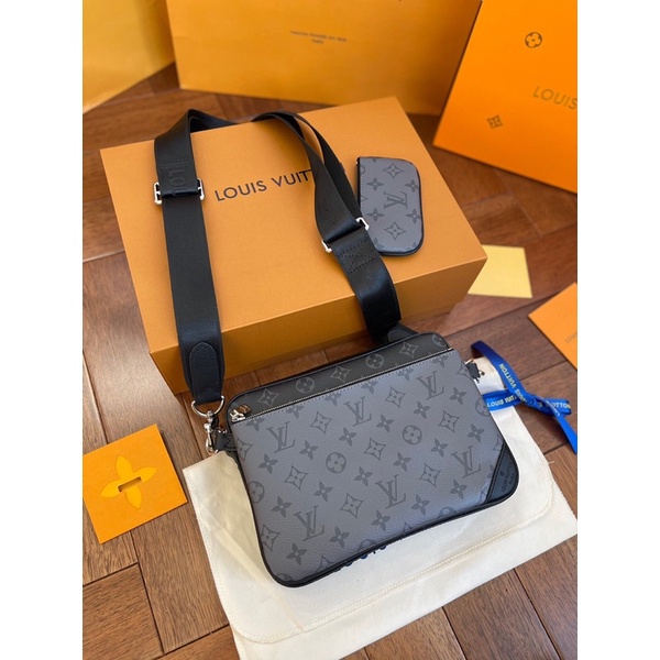 Túi đeo chéo nam LV Louis*Vuitton* da bê cao cấp chuẩn Au nhập khẩu mới nhất 2022 fullbox
