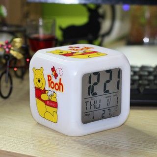 Đồng hồ báo thức đa năng Gấu Pooh