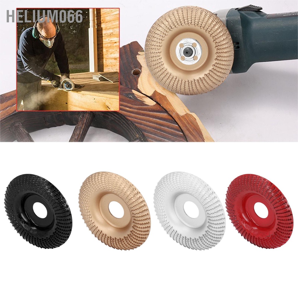 Helium066 Đĩa khắc gỗ Mài định hình Bánh xe thép không gỉ cho máy mài góc 22mm