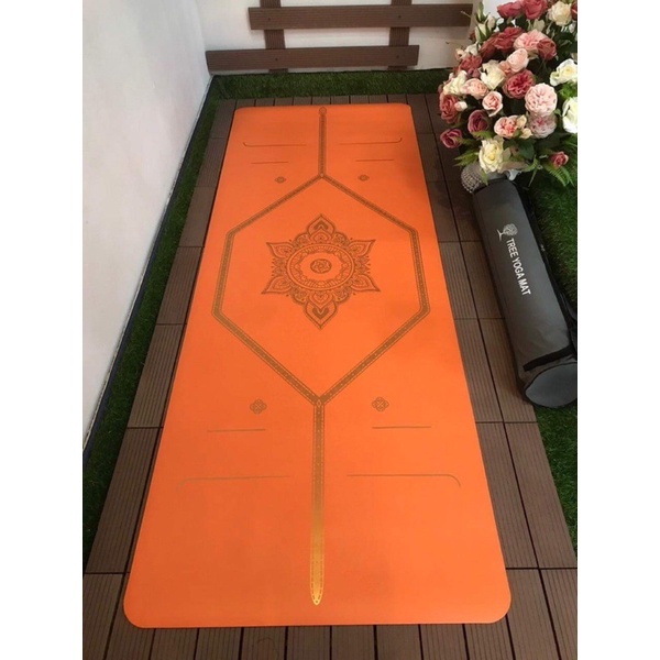 Thảm tập YOGA cao cấp chống trượt định tuyến chuẩn Tree yoga mat