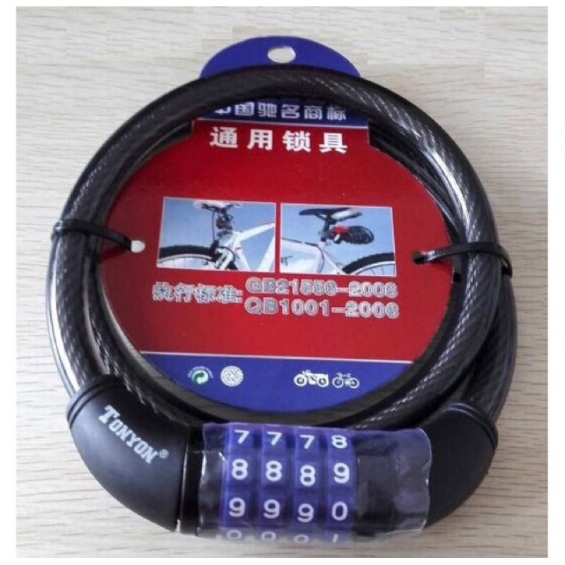 Khoá dây 4 số TONYON đổi được số