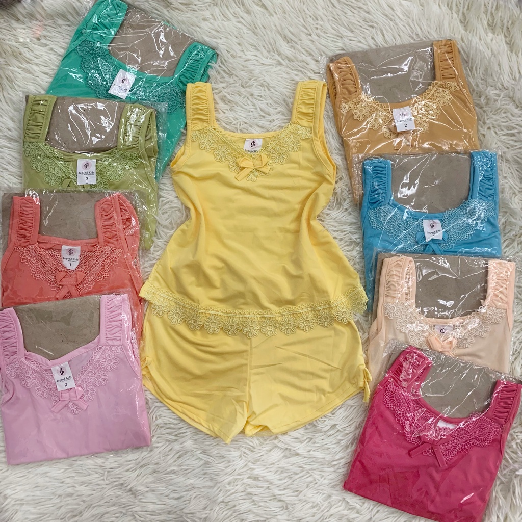 Bộ Thun Lạnh Bé Gái 17-26kg Bản 2 Dây To, Đồ Bộ Ngủ Bé Gái Cao Cấp Hàng Xuất Khẩu Nhiều Màu Mềm Mịn Thoáng Mát