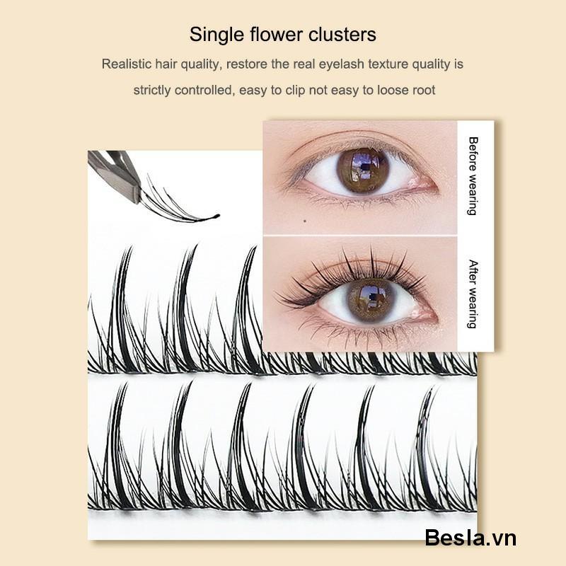 Lông mi giả chùm tóc tiên Barbie B tự nối độ dài 8-12mm No.3 mềm, nhẹ