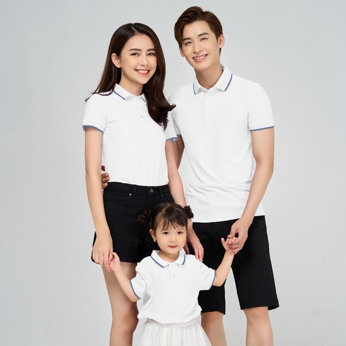 Áo polo YODY nữ có viền tay viền cổ phông vải cotton mềm mịn thoáng mát APN5398