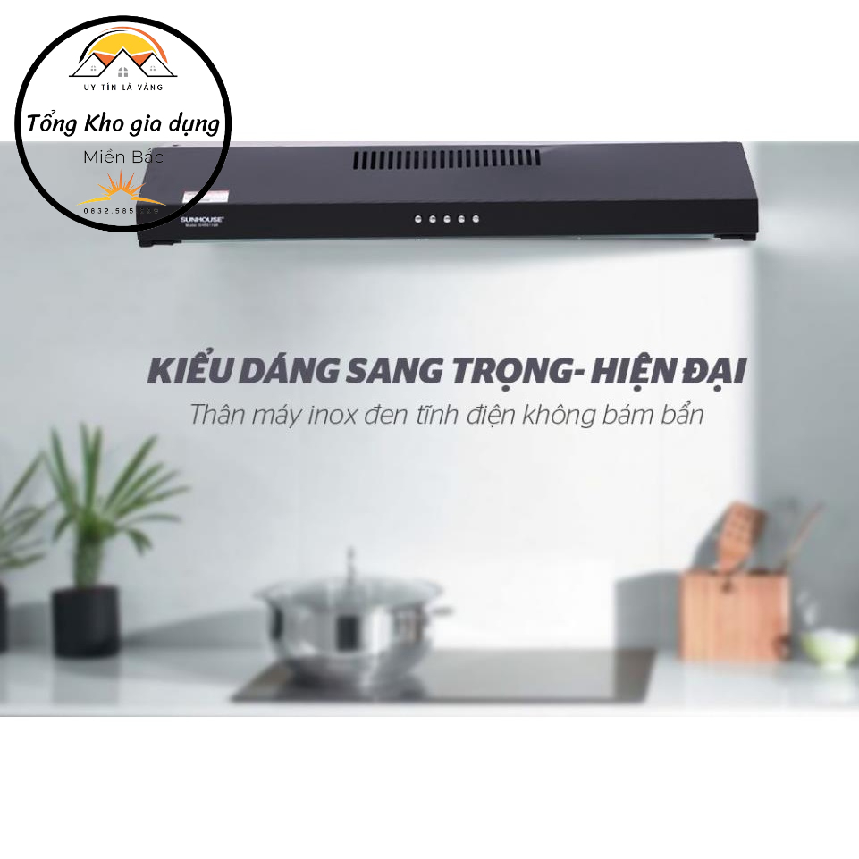 Máy hút mùi Sunhouse SHB6118B