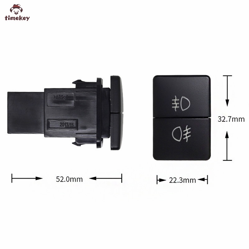 Công tắc hai nút bấm đèn DRL chuyên dụng cho xe hơi toyota