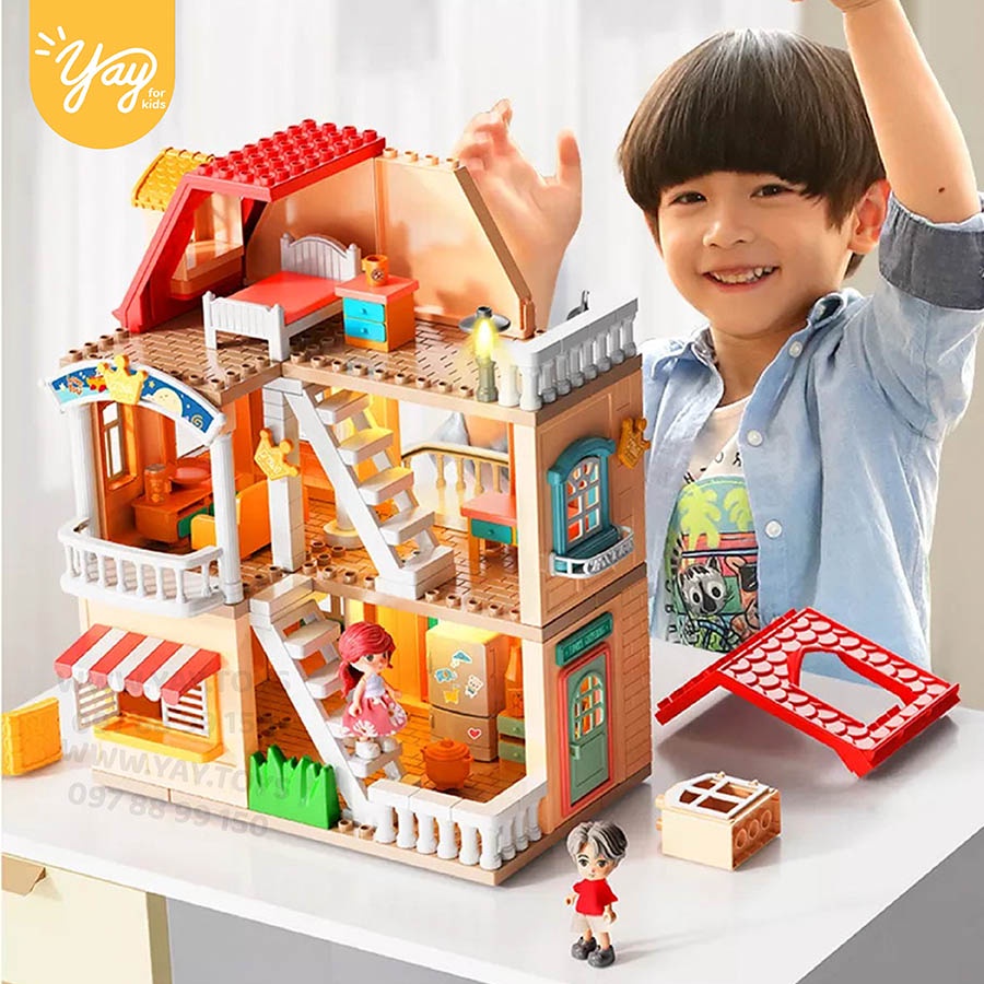 Lắp ráp &amp; Xây Dựng Biệt Thự Cho Bé 3+ - Feelo