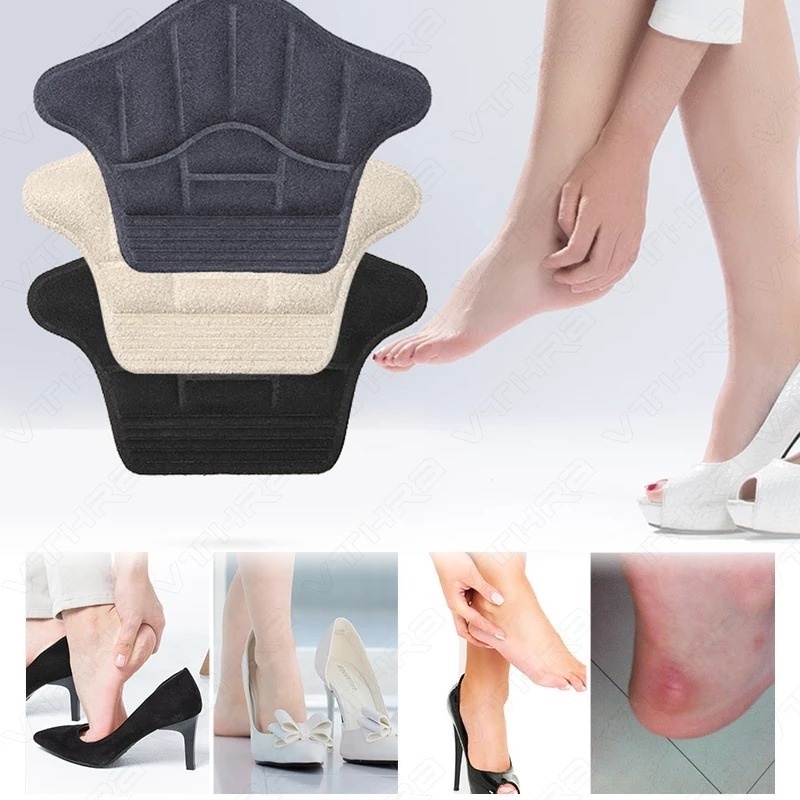 Miếng dán đệm gót giày thể thao dày dặn thoáng khí thấm hút mồ hôi chống ma sát giảm đau