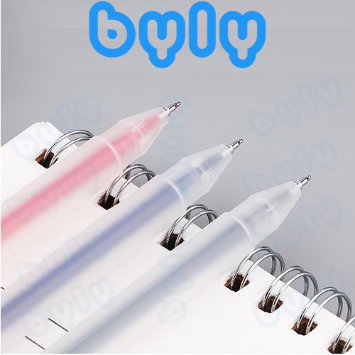 Bút gel 0.5mm Basic vỏ nhám trong suốt Baoke | PC3768