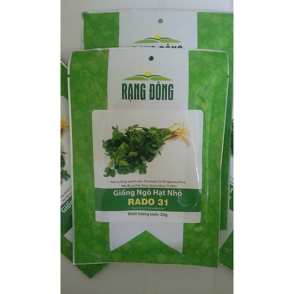 [Giống Rất Thơm] Hạt Giống Ngò Hạt Nhỏ Rạng Đông 20Gram