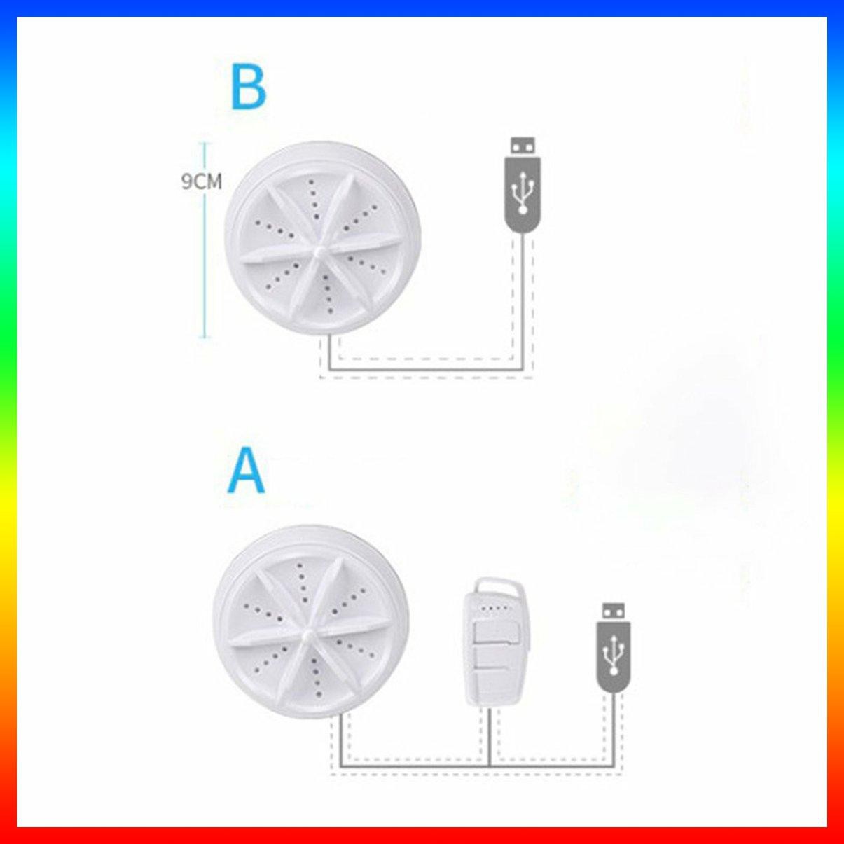 1 Máy Giặt Mini Dạng Xoay Siêu Âm Tiện Dụng