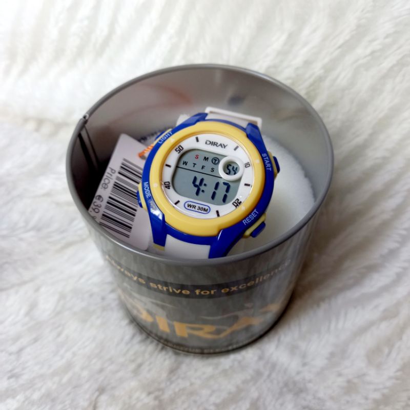 Đồng hồ điện tử trẻ em Diray có hình thú, dây silicon bền bỉ nhiều màu, hàng hãng có bảo hành
