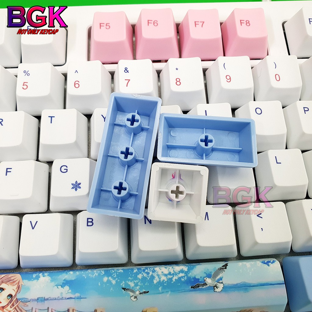 Bộ Keycap Summer Bikini PBT 118 Nút OEM Profile Thick PBT dùng cho Nhiều Layout!