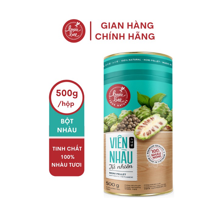 Viên Nhàu Nguyên Chất - Tinh chất từ 100% Nhàu Tươi - 500g