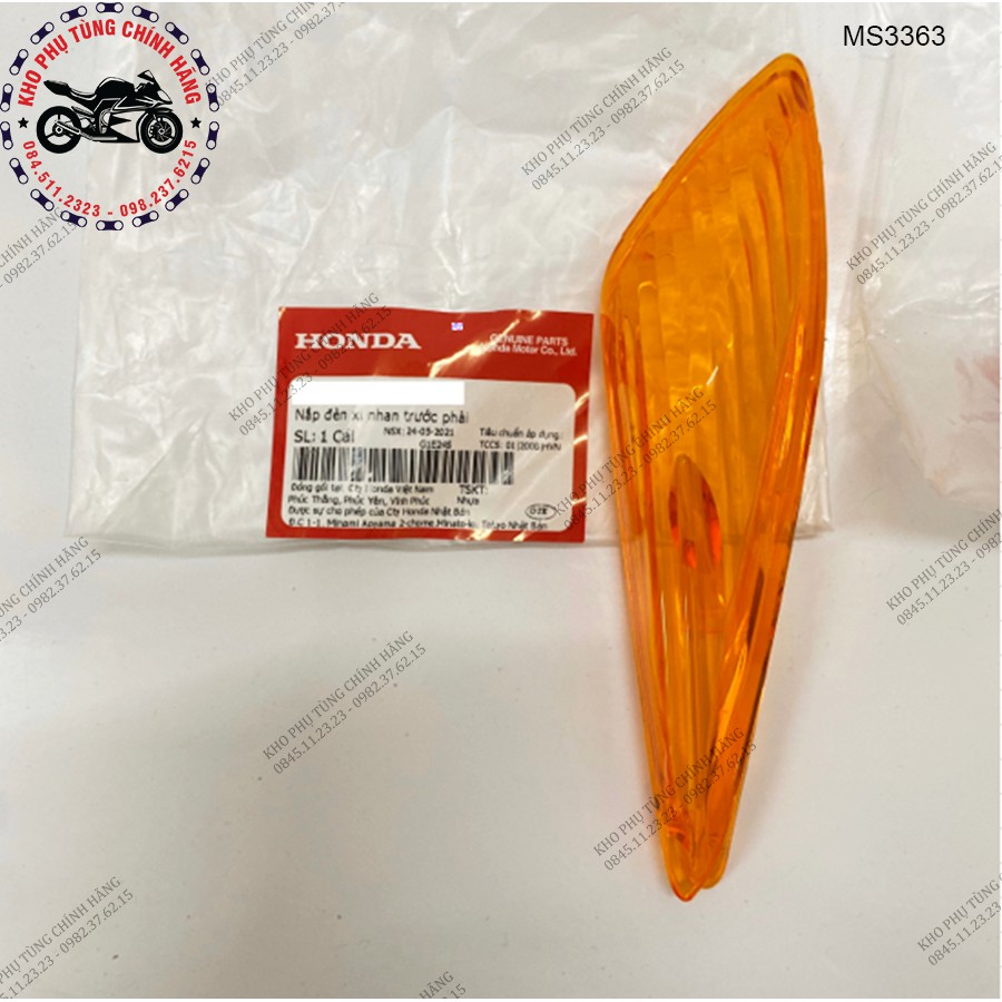 NẮP ĐÈN XI NHAN TRƯỚC DÀNH CHO XE CLICK HÀNG CHUẨN CHÍNH HÃNG HONDA VIỆT NAM !