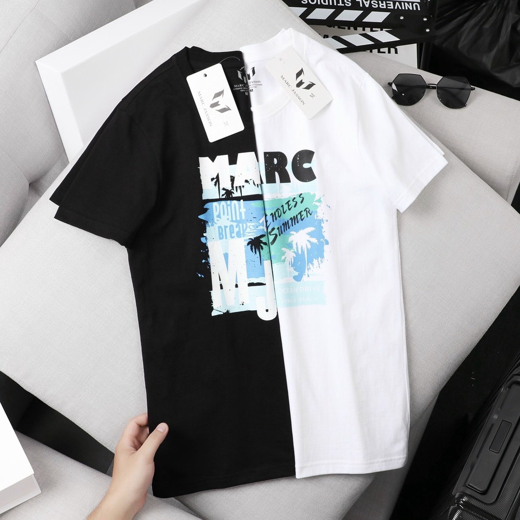 Áo thun nam cổ tròn Áo phông nam MARC SUMMER hàng rất đẹp đẹp cá tính - T008