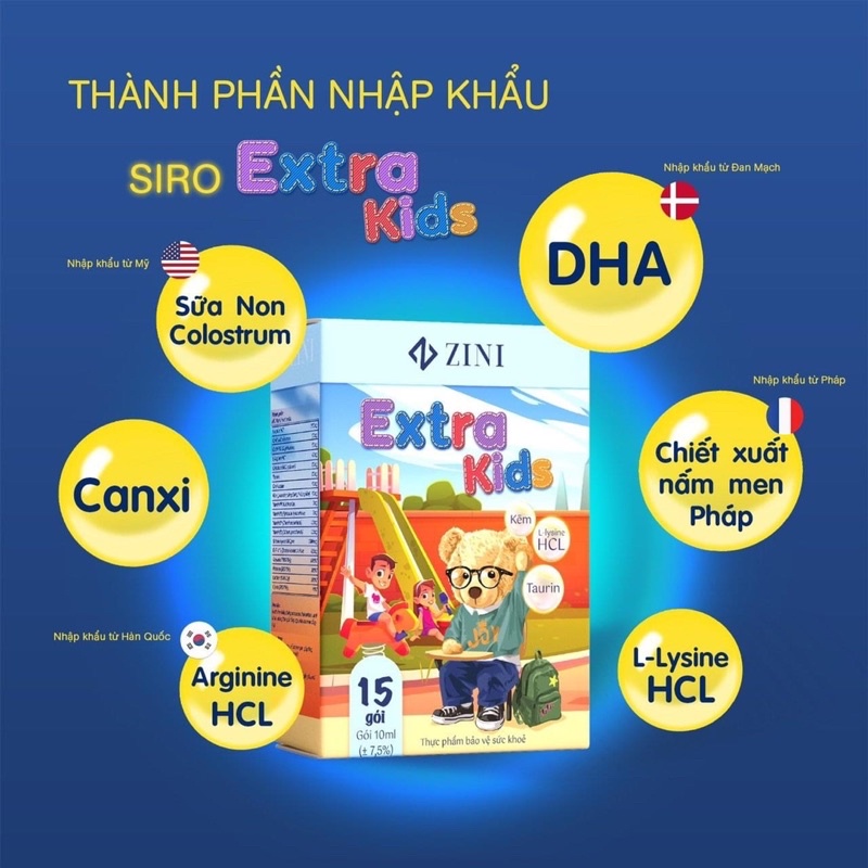 Extrakid - Siro Dinh Dưỡng Cho Trẻ Biếng Ăn