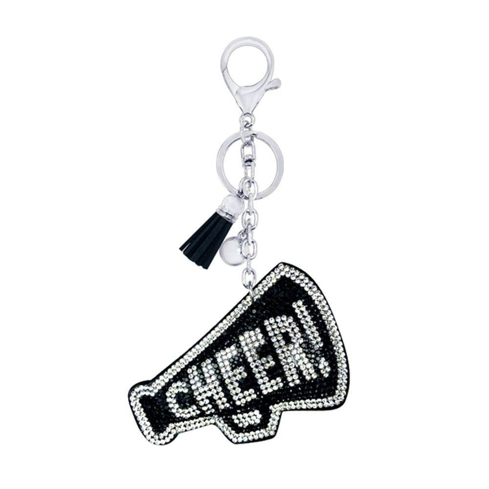 Móc Khóa Dây Tua Rua In Chữ Cheer Trang Trí Túi Xách / Quà Tặng
