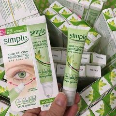 BÚT LĂN DƯỠNG mắt SIMPLE REVITALISING EYE ROLL-ON 15ML | BigBuy360 - bigbuy360.vn