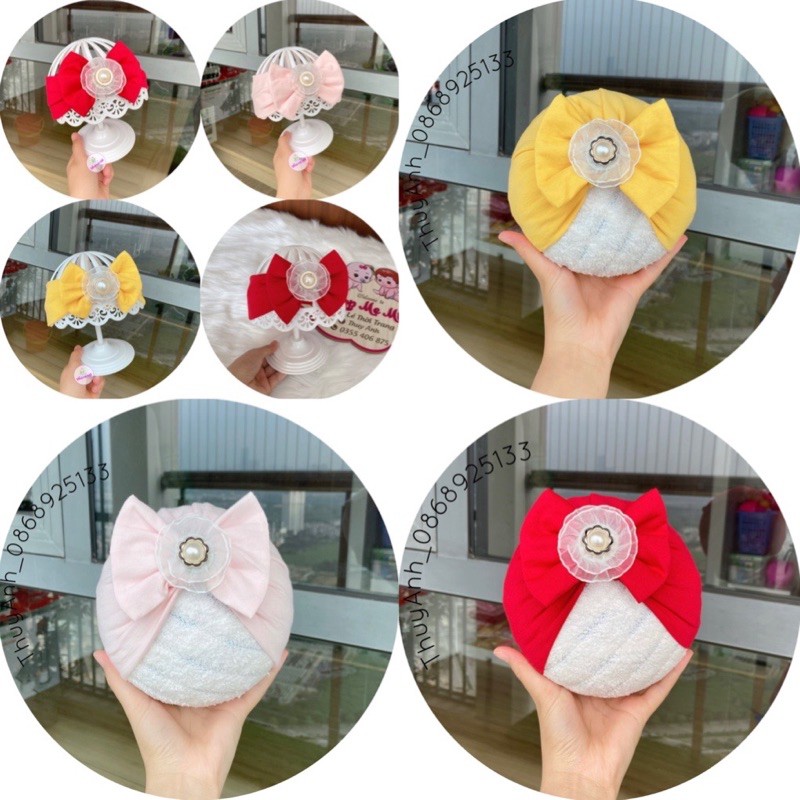 MŨ TUBAN CHO BÉ RẺ ĐẸP - CHẤT COTTON MỀM MỊN - VỪA SÀNH ĐIỆU VỪA CHE THÓP CHO BÉ