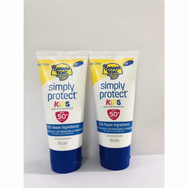Kem Chống Nắng Cho Trẻ Em Banana Boat Simply Protect Kids SPF50 90ml