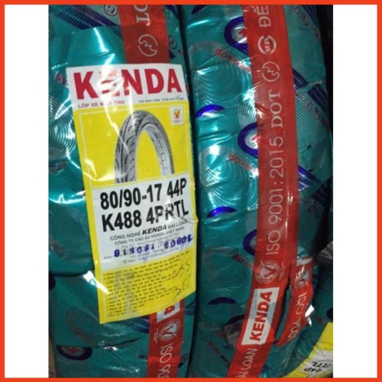 Lốp trước exciter 150  không xăm 80/90-17,70/90-17 chính hãng kenda