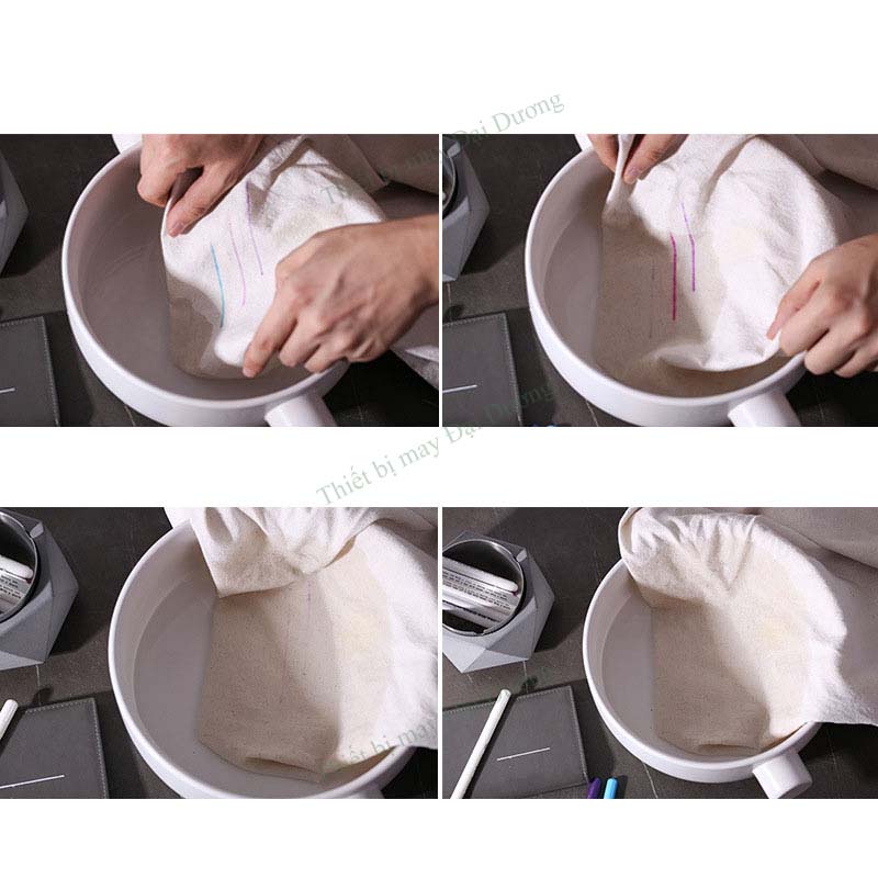 Bút vẽ trên vải tự bay sau khi giặt ủi 3 màu  vỉ 12 cây