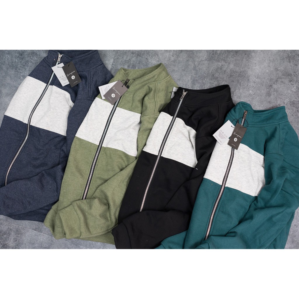 Áo khoác Nam nỉ phối đơn giản-N013 | BigBuy360 - bigbuy360.vn