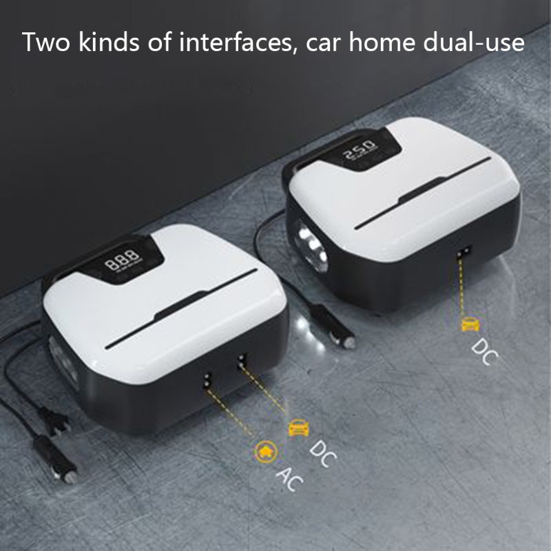 Máy Bơm Lốp Xe Hơi AC / for DC Màn Hình Kỹ Thuật Số Đa Năng