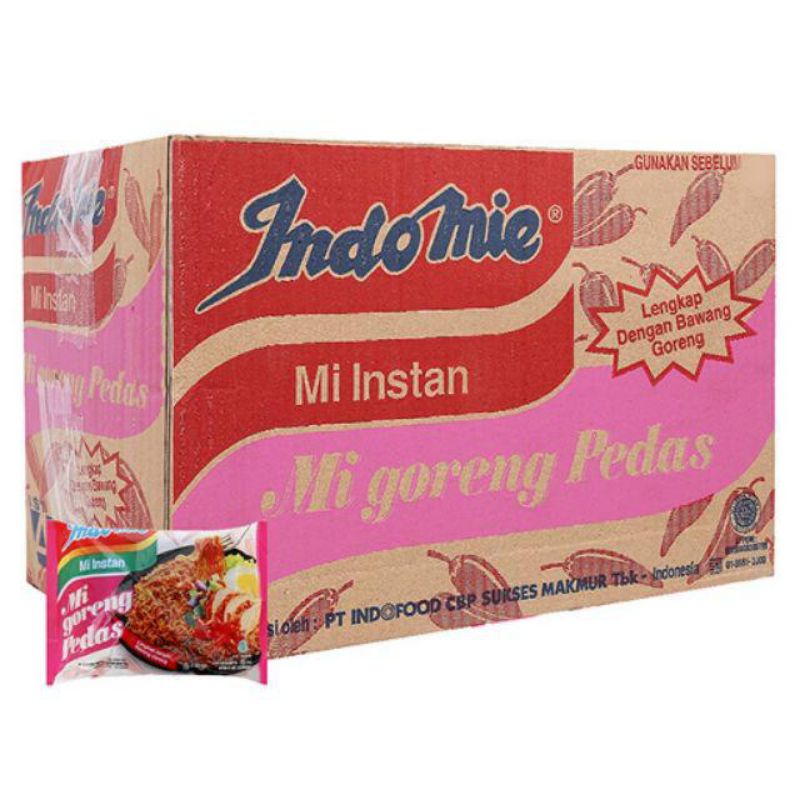 MÌ XÀO KHÔ INDOMIE ĐỦ 4 VỊ