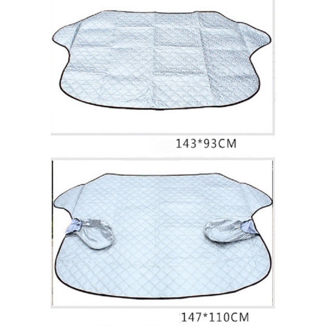Bạt phủ kính lái xe ô tô - bạt kính lái 4 lớp tráng nhôm cách nhiệt chống nóng cực tốt