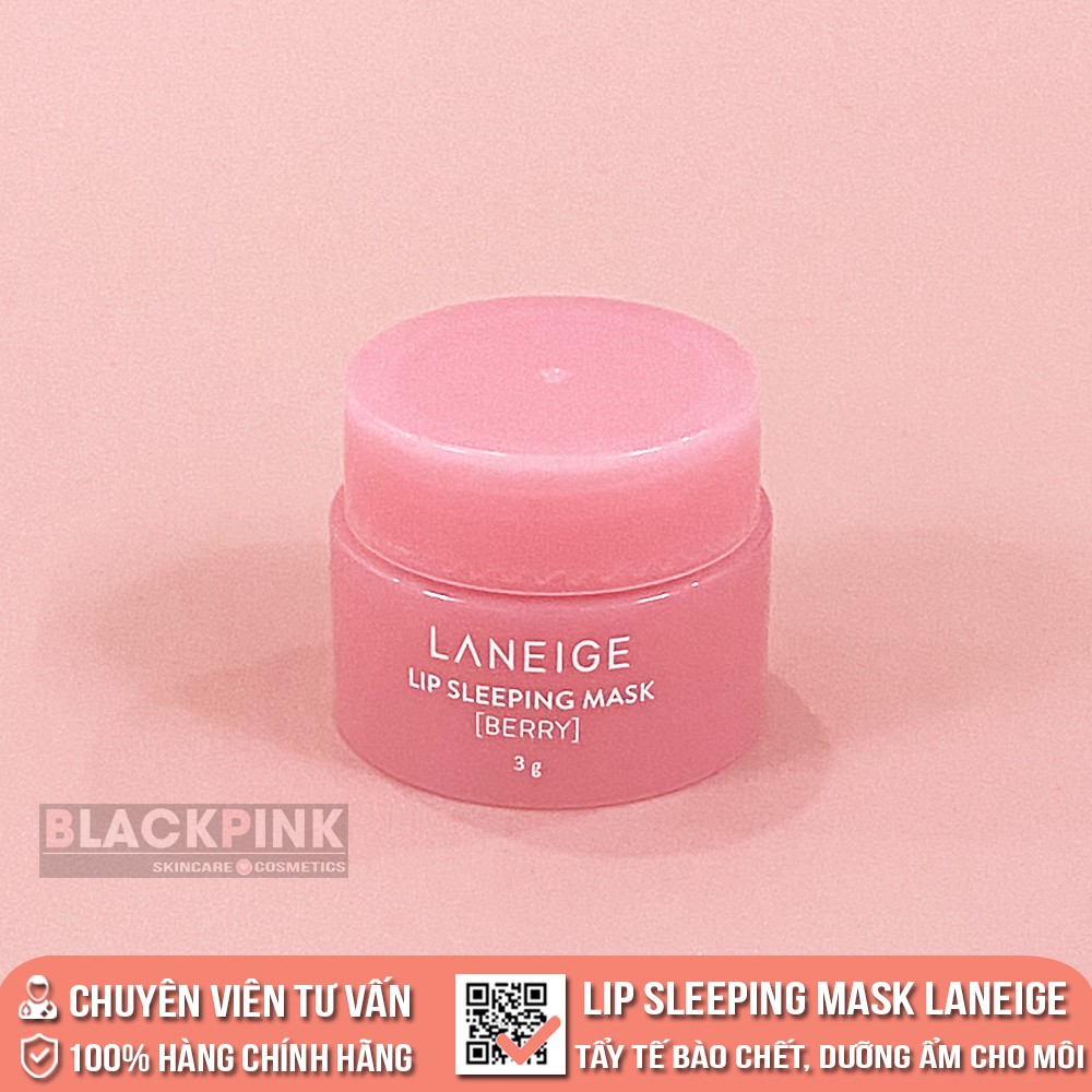 Mặt nạ ngủ dưỡng môi Laneige Lip Sleeping Mask Berry - Tẩy tế bào chết, dưỡng ẩm cho môi, đôi môi hồng hào căng mọng | BigBuy360 - bigbuy360.vn