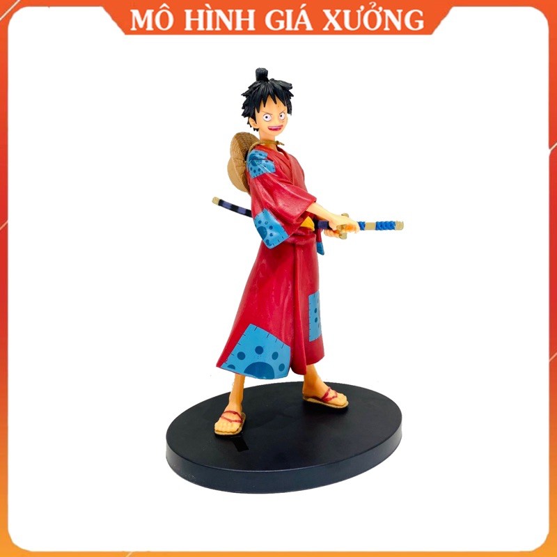 Mô Hình Monkey D. Luffy ở Vương quốc Wano Cao 17cm  -Tượng Figure One Piece