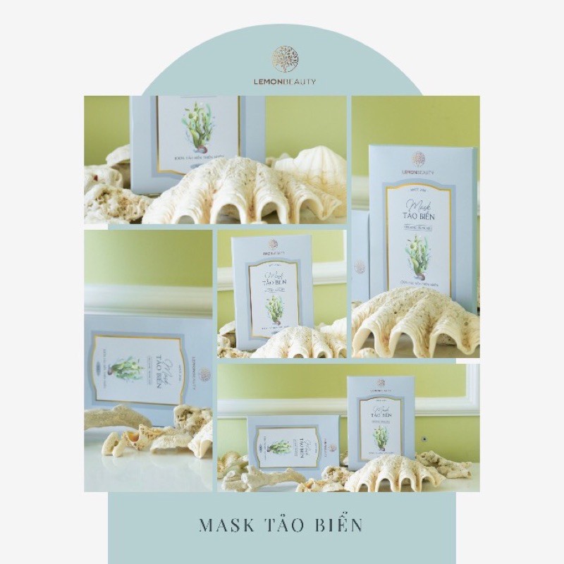 MASK TẢO BIỂN LEMONBEAUTY XẢ LỖ NGHỈ BÁN, BAO CHECK