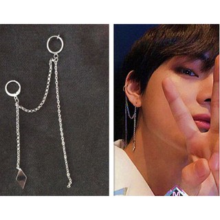 Bông tai V BTS dáng dài