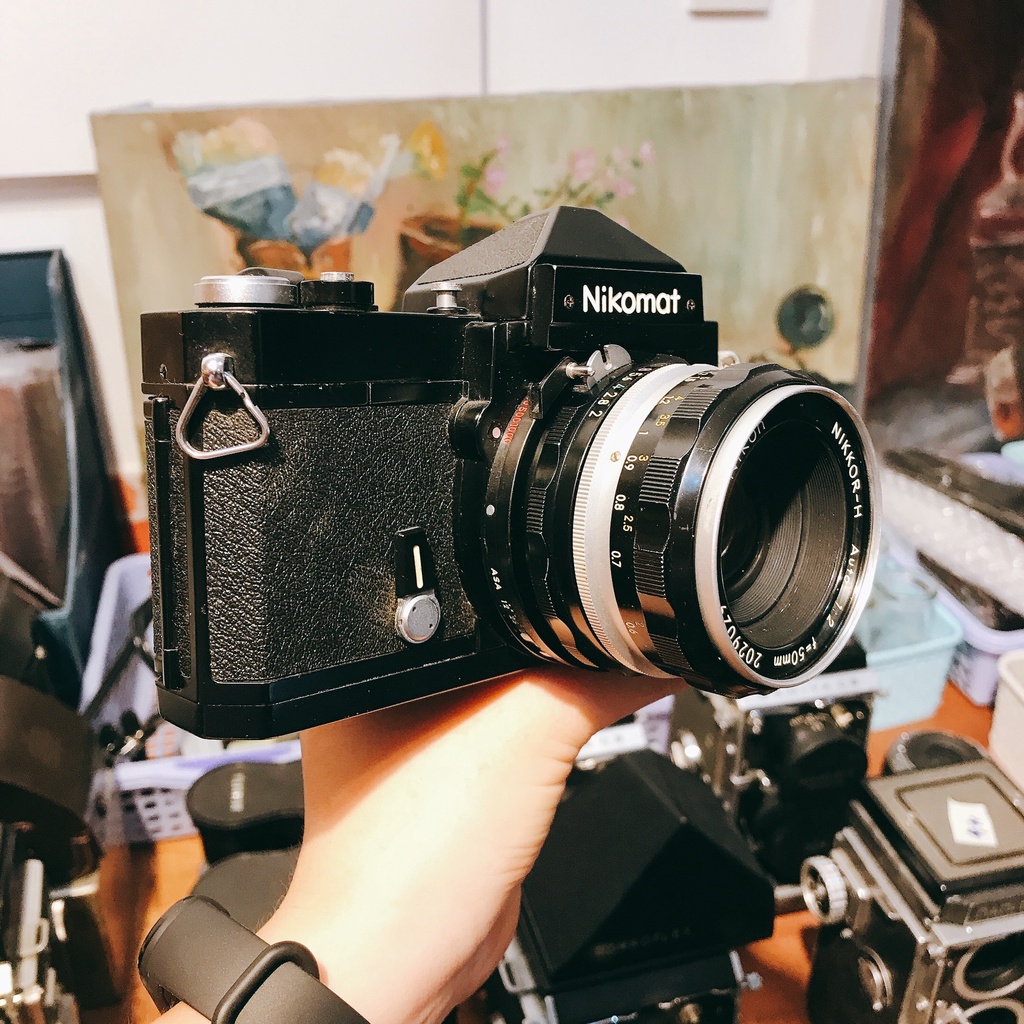 Máy ảnh film Nikon Nikomat FTN Black
