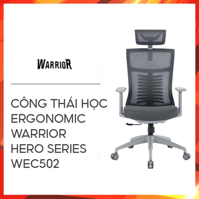 Ghế Công Thái Học Ergonomic WARRIOR – Hero Series – WEC502