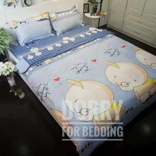 Set ga gối cotton poly siêu rẻ