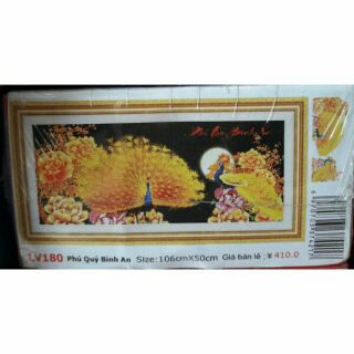 Tranh đính đá PHÚ QUÝ BÌNH AN LV180