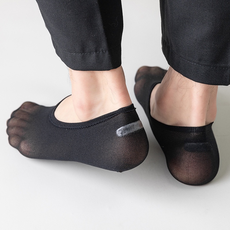 Vớ Thuyền Bằng Silicone Thoáng Khí Chống Trượt Cho Nam