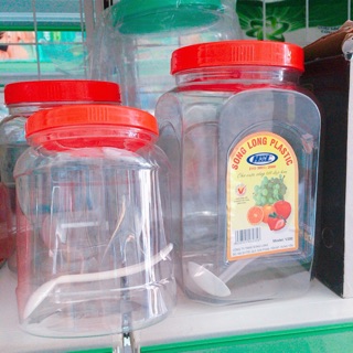 Lọ nhựa các loại 1, 1,5 ,2,5,10 lit