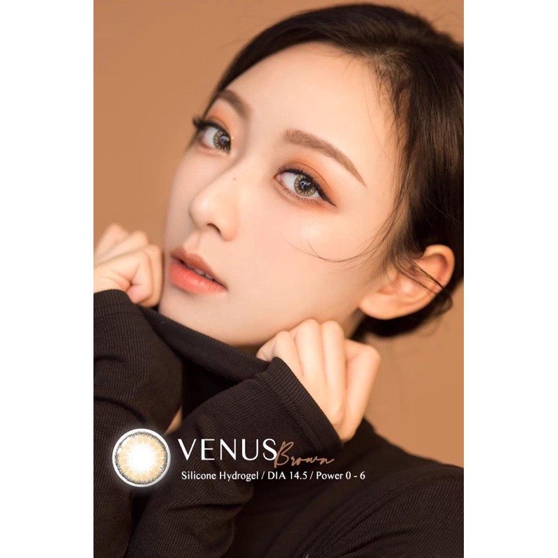 VENUS NÂU - LENS BẢO VỆ MẮT - ĐEO 24 TIẾNG - ĐEO QUA ĐÊM