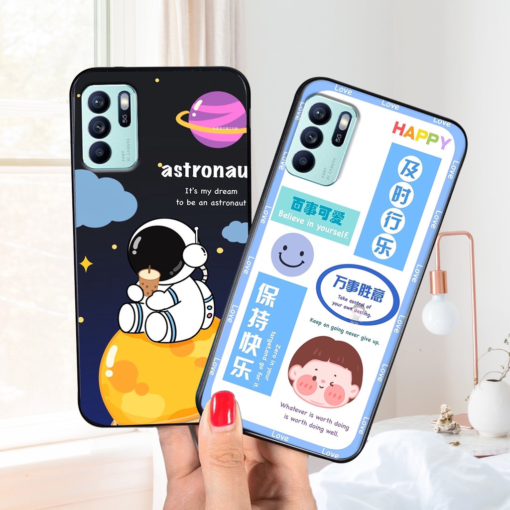 Ốp lưng Oppo RENO 6 5G / RENO 6Z 5G in hình 3D GẤU cute be@r, soda, happy day cực hot ,thời thượng