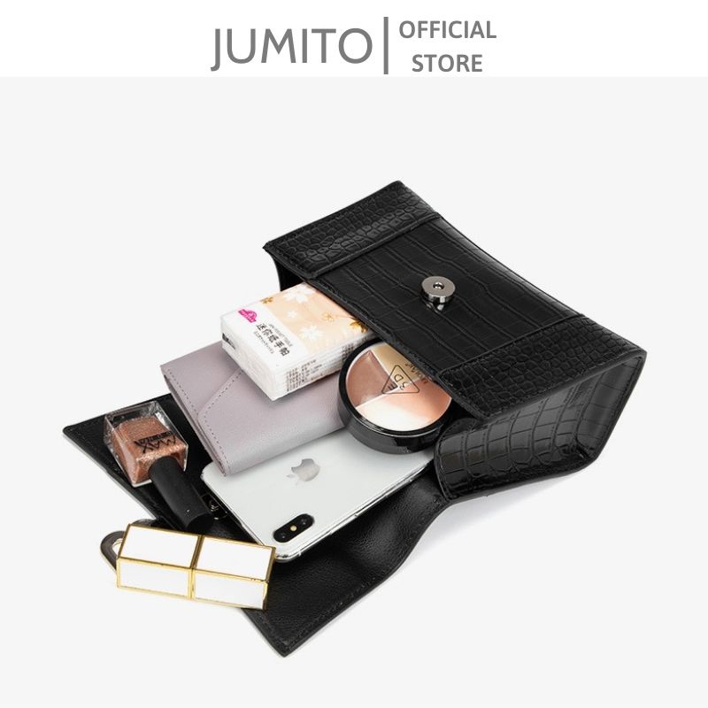 Túi xách nữ đeo chéo chữ B có quai xách size 20 siêu xinh JUMITO SA110