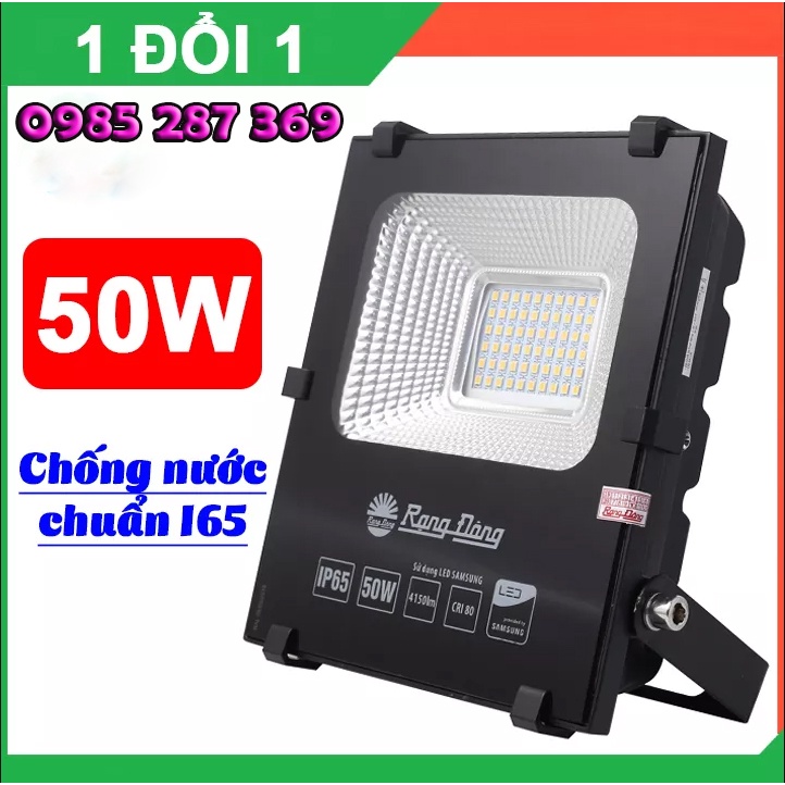 Đèn Chiếu Pha LED Rạng Đông 50W IP 65, Chống Bụi, Chống Nước, ChipLED Samsung