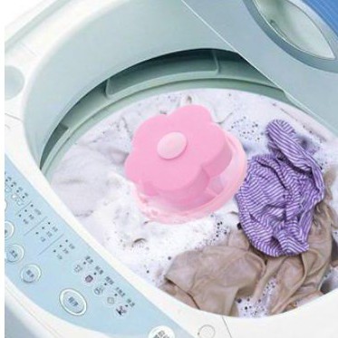 Set 2 Phao lọc cặn rác máy giặt siêu sạch - 2 màu xanh và hồng