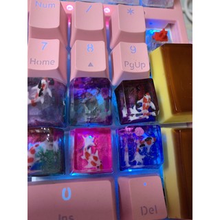 Mô hình cá Koi trang trí keycap, phôi cá Koi