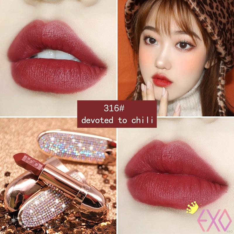 [Hàng mới về] Son thỏi lì lâu trôi HOJO với thiết kế vỏ lấp lánh thời trang cho phái đẹp | BigBuy360 - bigbuy360.vn