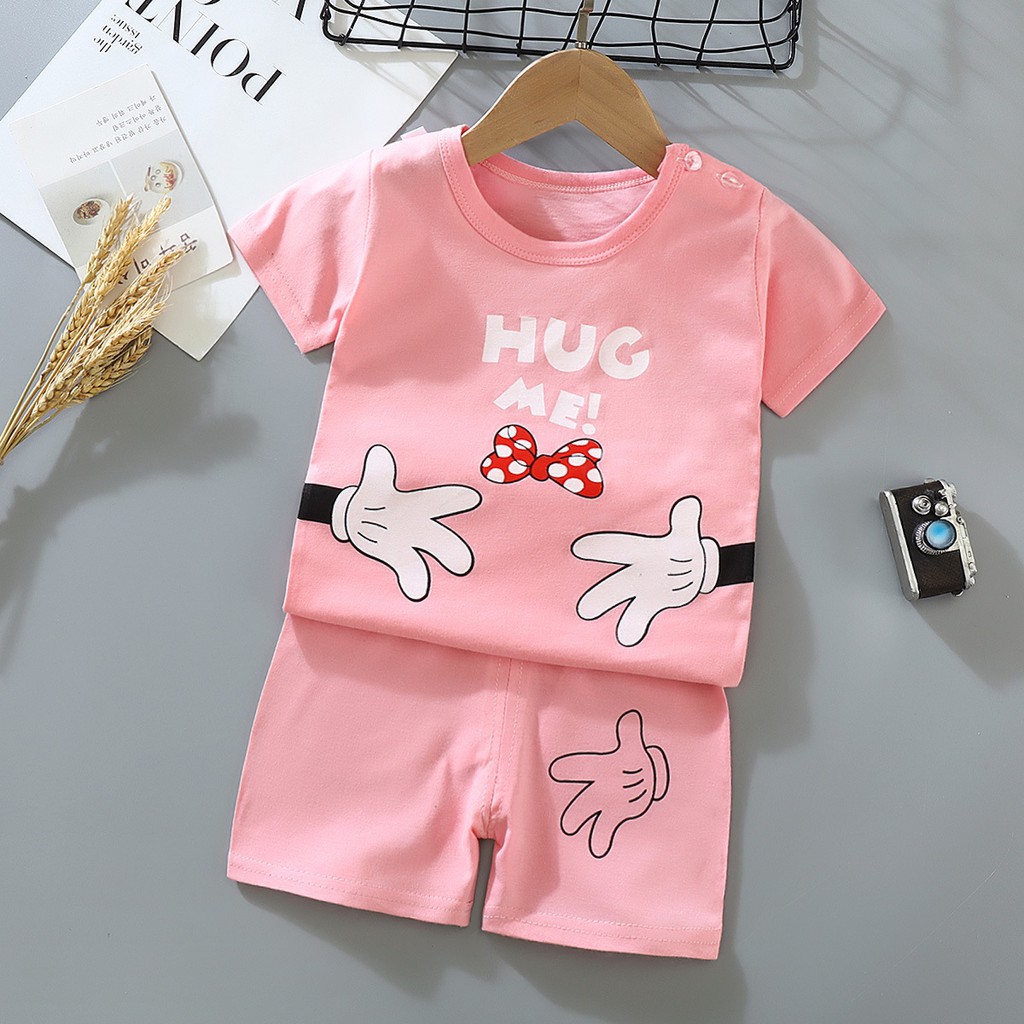 Bộ Quần Áo Ngắn Tay Cho Bé
