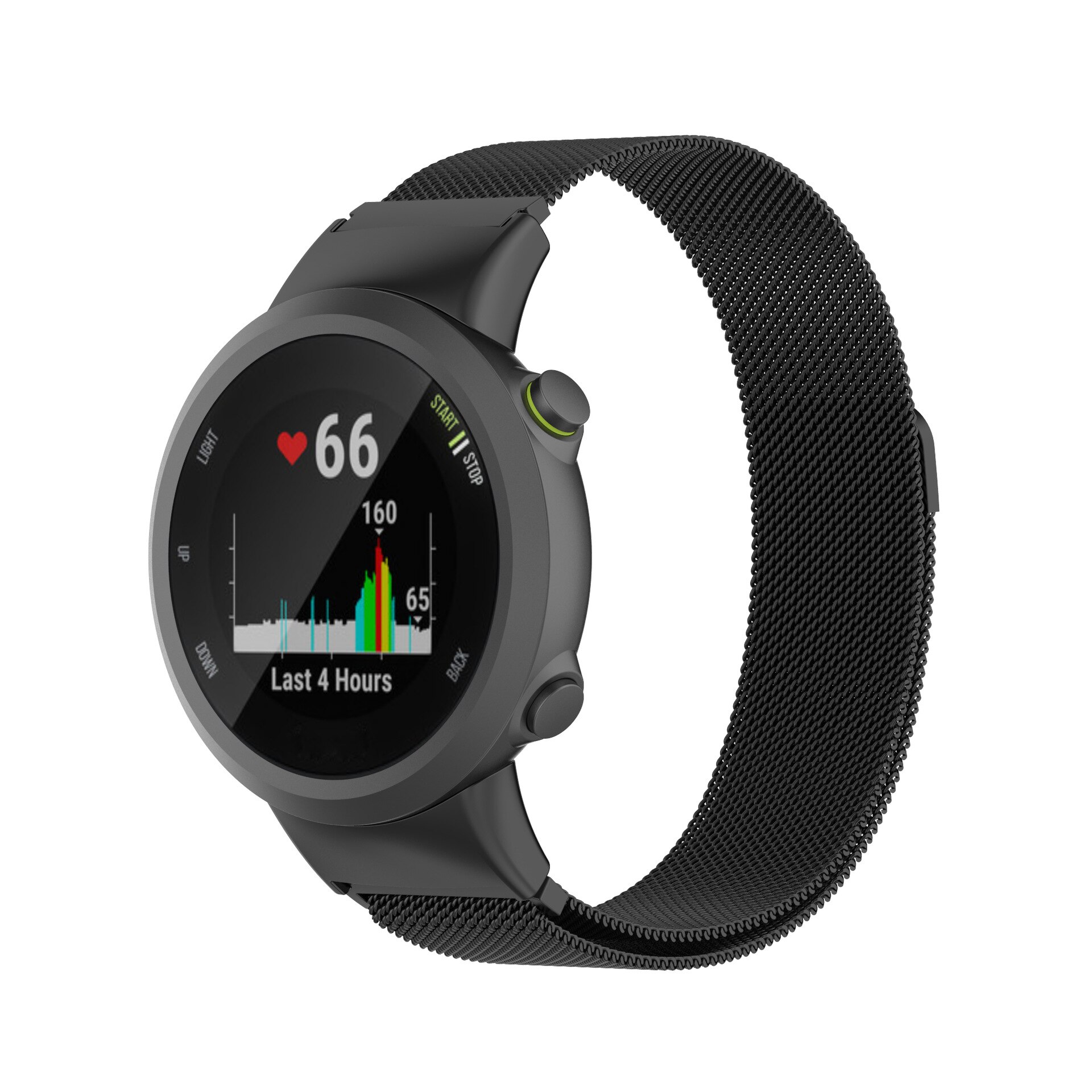 Dây Đeo Kim Loại Nam Châm Siêu Mỏng Cho Đồng Hồ Thông Minh Garmin Bơi 2 Forerunner 45 45s